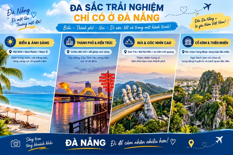 các điểm check in Đà Nẵng nổi bật bên biển và sông