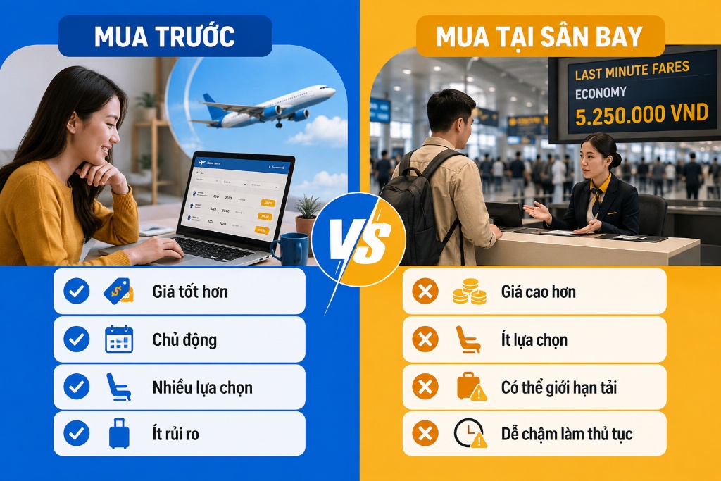 bảng cân hành lý ký gửi trước giờ ra sân bay