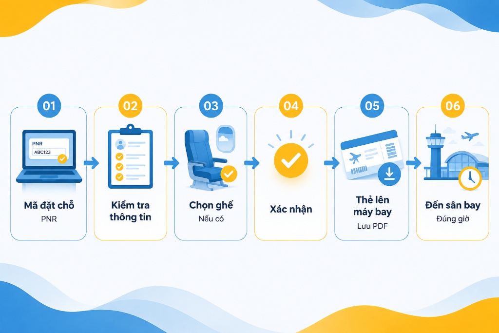 màn hình nhập mã đặt chỗ khi check in online