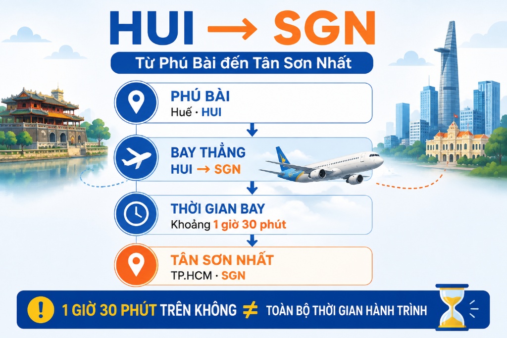 hành khách tìm vé máy bay Huế Sài Gòn trực tuyến
