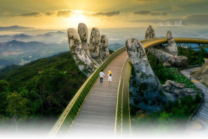 Check-in cầu Vàng Bà Nà Hills - biểu tượng du lịch Đà Nẵng