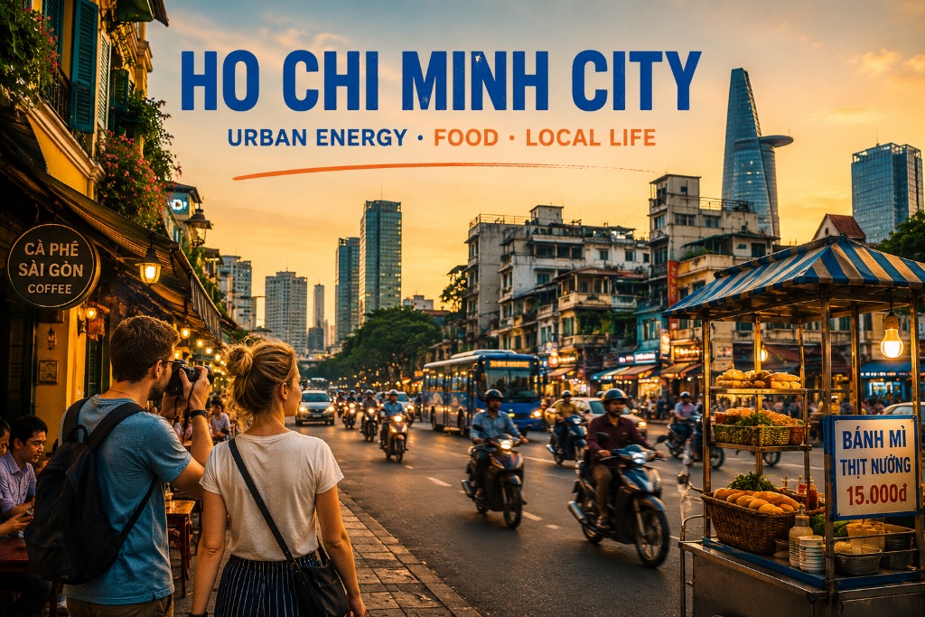 phố trung tâm TP.HCM thu hút du khách châu Âu
