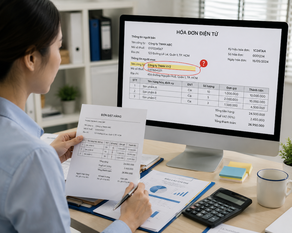 Nhập sai thông tin hóa đơn thì phải làm sao? Cách xử lý đúng quy định