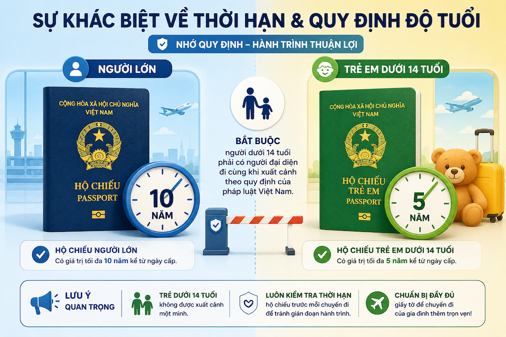  Trẻ em đi máy bay quốc tế cần giấy tờ gì để không bị từ chối tại sân bay