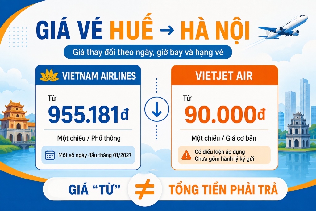 hành khách làm thủ tục tại sân bay Phú Bài Huế