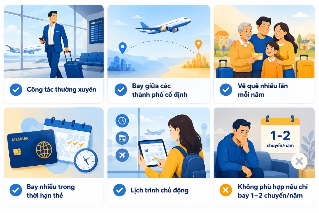 giao diện đăng nhập đặt chuyến bằng thẻ bay Vietjet