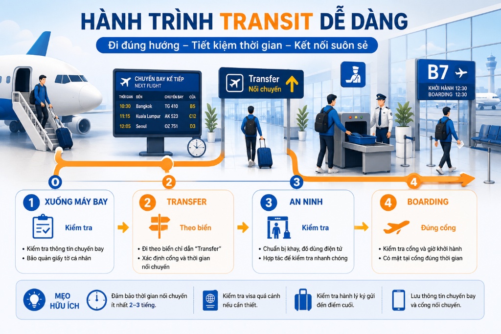 Transit tại sân bay Incheon cần lưu ý gì để không lỡ chuyến?