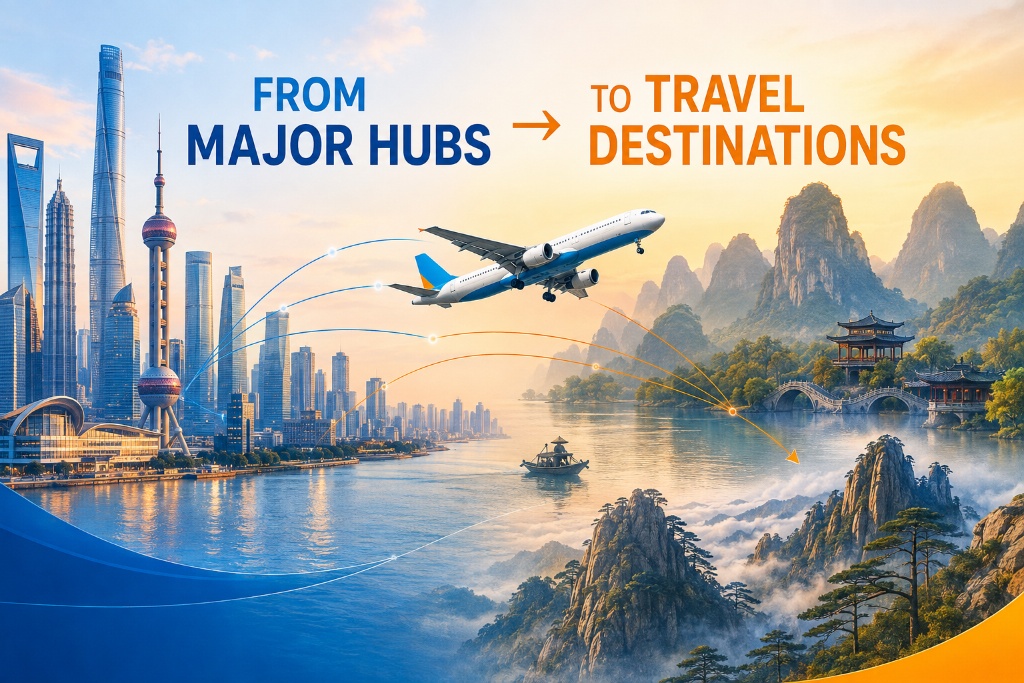 máy bay quốc tế chuẩn bị khởi hành giữa Việt Nam và Trung Quốc