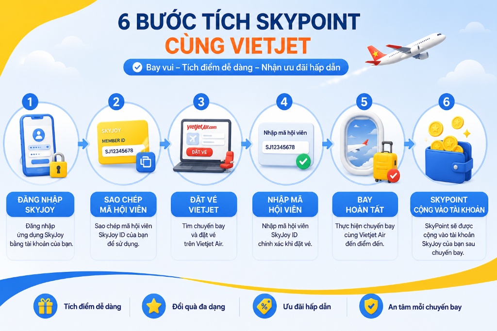 àn hình số dư SkyPoint và lịch sử giao dịch