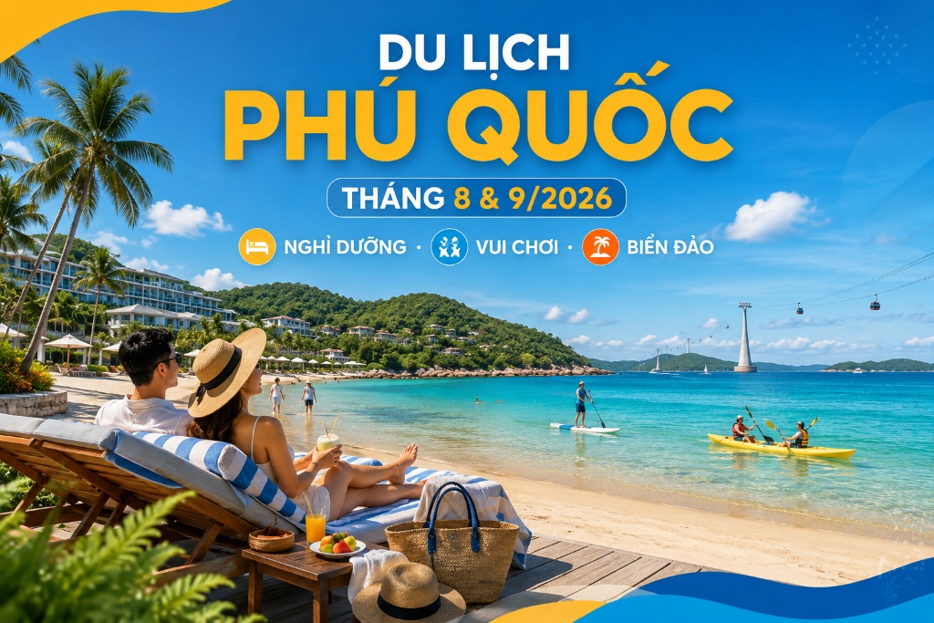 Phú Quốc tháng 8 và 9/2026: khách Việt đi đâu, giá ra sao?
