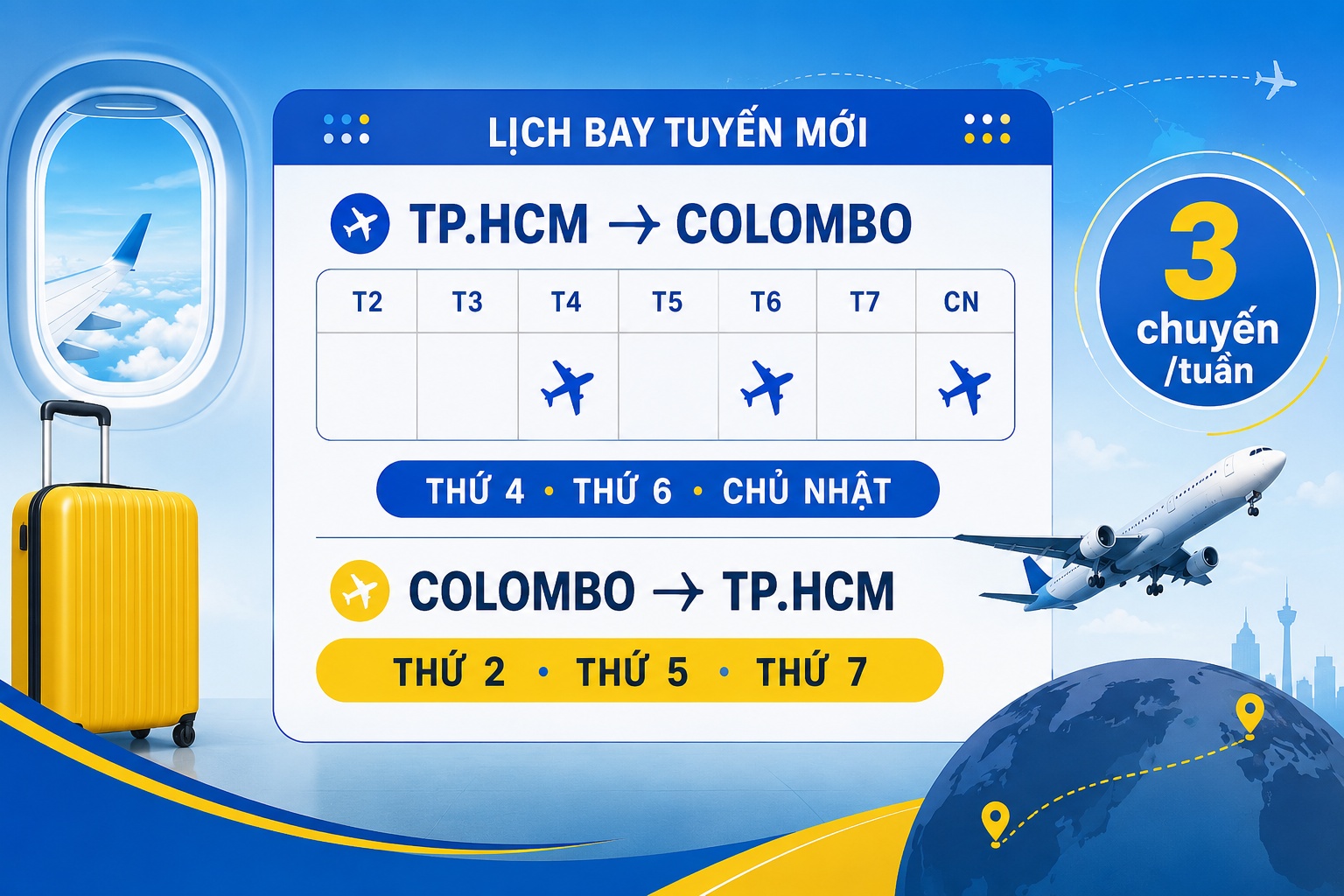 hành khách kiểm tra giá và điều kiện vé đi Colombo