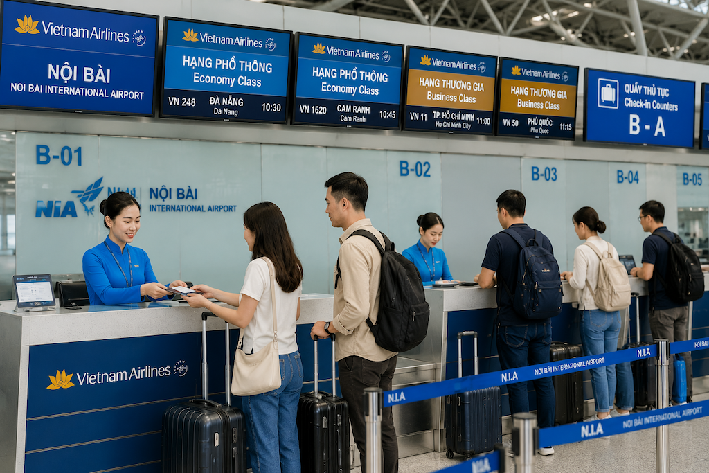 Làm thủ tục check-in máy bay như thế nào? Hướng dẫn chi tiết từng bước