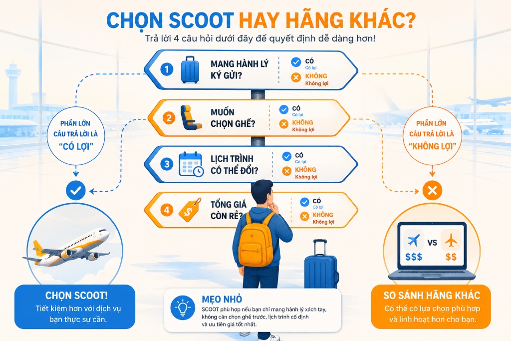 Review Scoot: Có đáng bay không? Đánh giá trước khi đặt vé