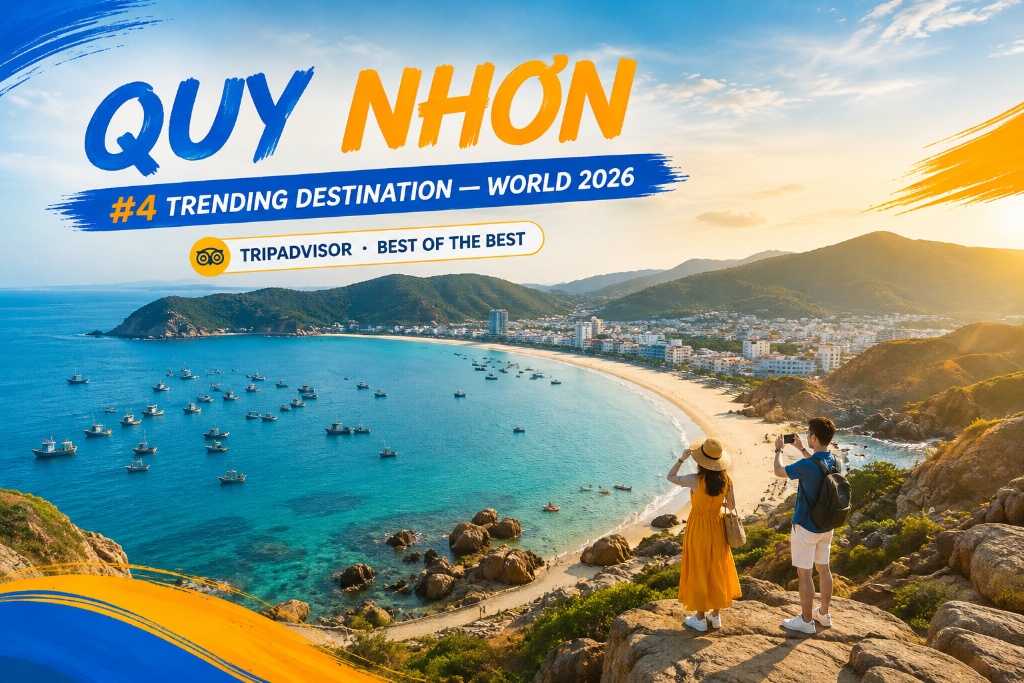 Quy Nhơn lọt Top điểm đến xu hướng thế giới 2026: Vì sao?