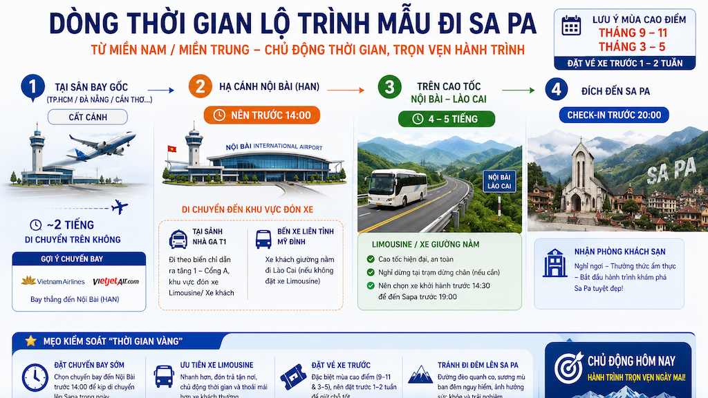 Khi nào nên đặt vé máy bay và lộ trình mẫu