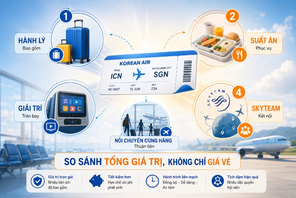 Không phải hạng vé nào cũng có quyền lợi giống nhau