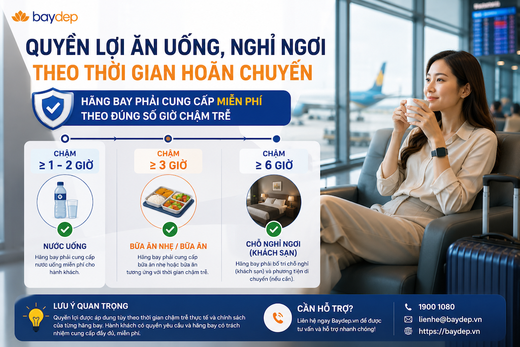 Kinh nghiệm xử lý khi bị hoãn, hủy chuyến bay: quyền lợi và cách đòi bồi thường