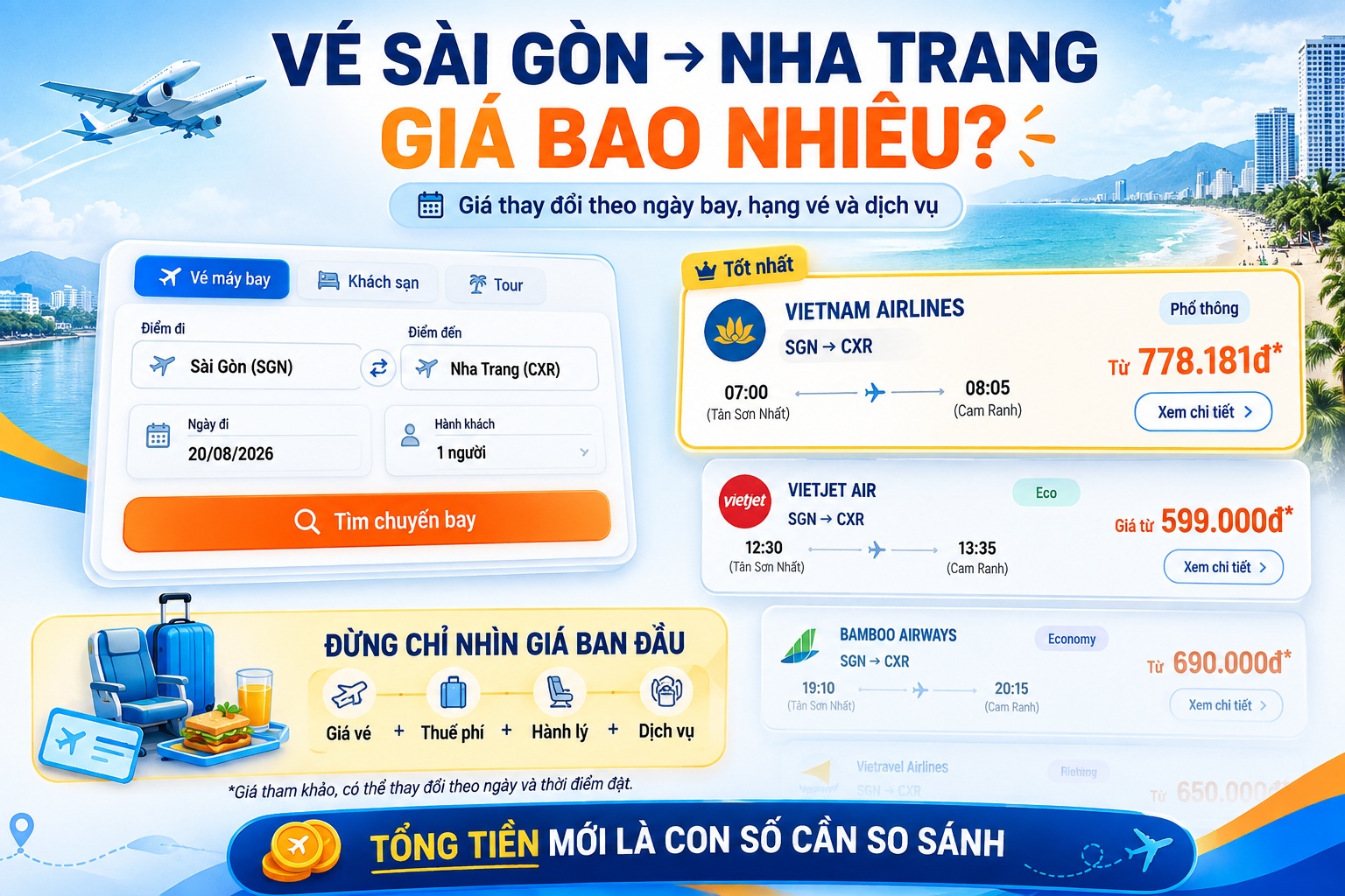 máy bay nội địa chuẩn bị khởi hành tại Tân Sơn Nhất