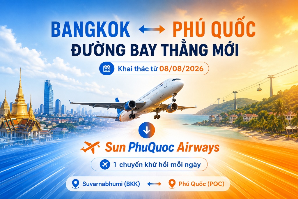 hành khách làm thủ tục chuyến bay Sun PhuQuoc Airways