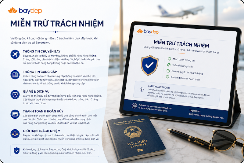 Miễn trừ trách nhiệm