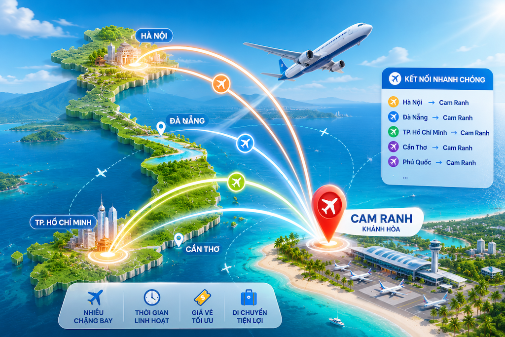 Vé máy bay đi Nha Trang: hãng bay, giá vé và cách đặt vé rẻ