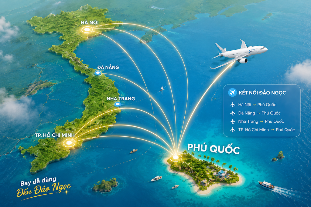 Vé máy bay đi Phú Quốc: hãng nào bay, giá bao nhiêu và cách đặt rẻ nhất