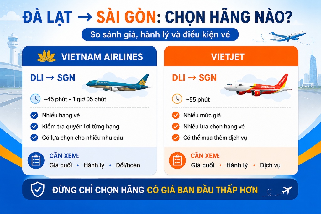 giao diện đặt chuyến Đà Lạt đi TP.HCM trực tuyến trên Baydep