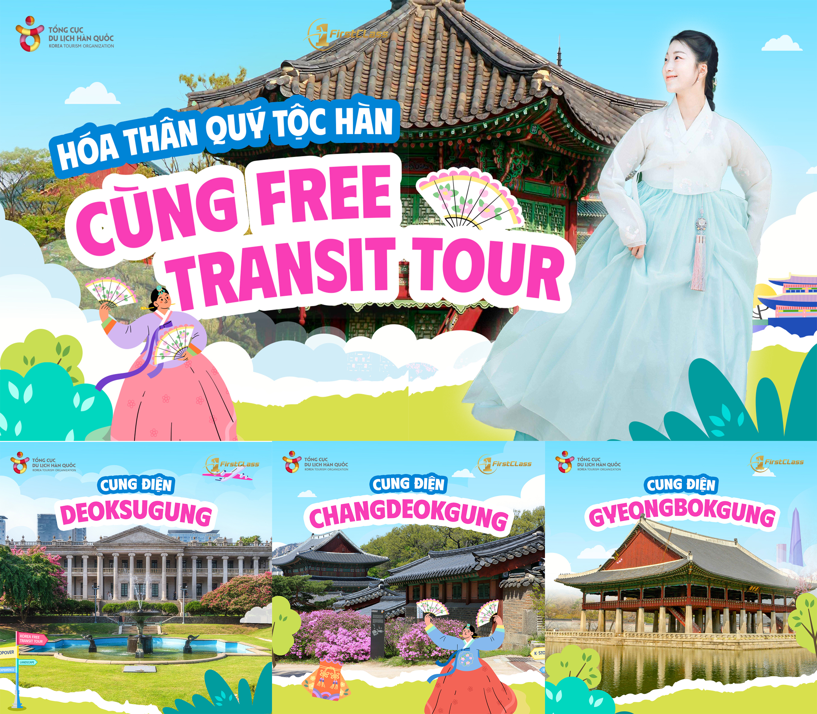 👑 HÓA THÂN QUÝ TỘC HÀN – CHECK-IN NGẬP TRÀN CÙNG TRANSIT TOUR 🇰🇷