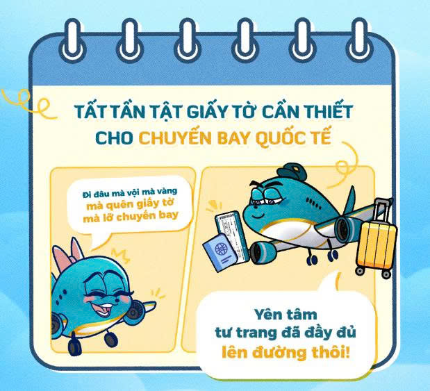 TẤT TẦN TẬT GIẤY TỜ CẦN THIẾT CHO CHUYẾN BAY QUỐC TẾ