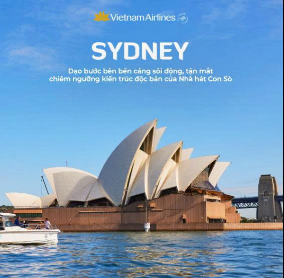 CÙNG VIETNAM AIRLINES ĐẾN ÚC VỚI GIÁ SIÊU TIẾT KIỆM