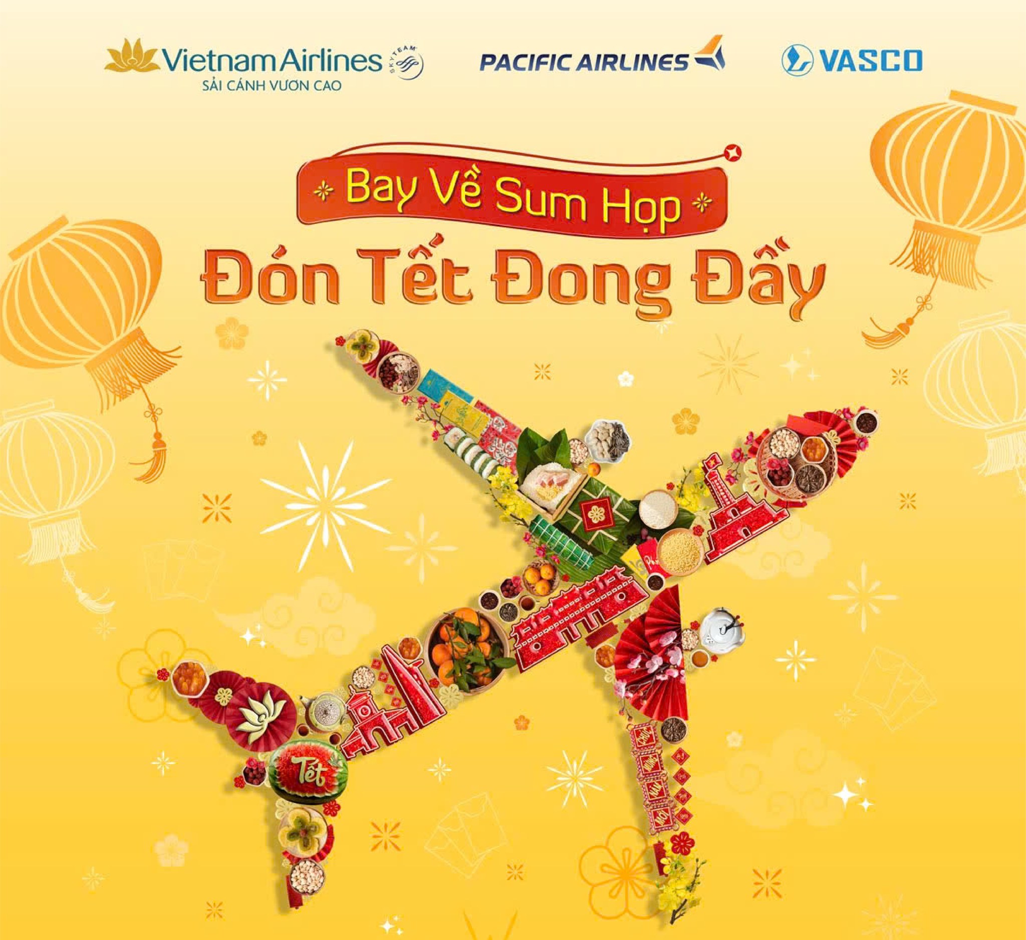 Vietnam Airlines Group mở bán gần 3,7 triệu chỗ phục vụ Tết Đinh Mùi 2027