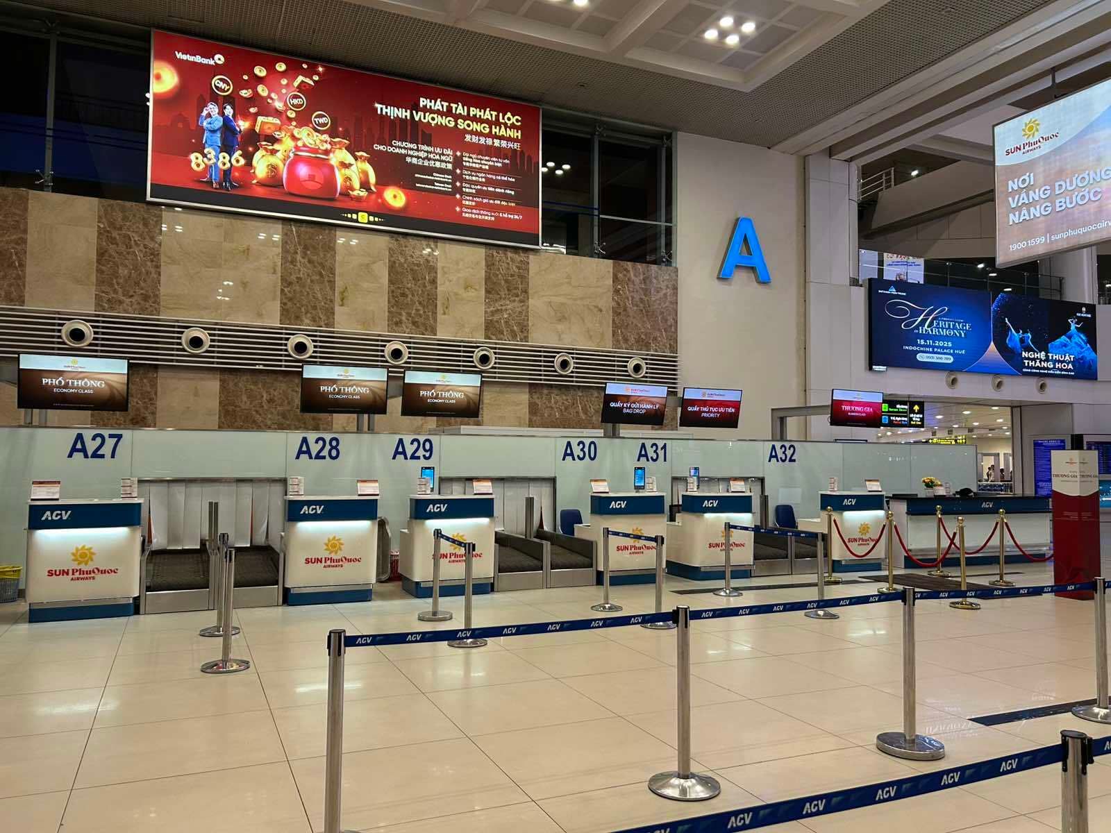 NHẬN DIỆN QUẦY THỦ TỤC SIÊU NHANH CÙNG SUN PHUQUOC AIRWAYS