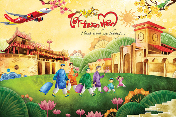 Đặt mua Vé máy bay Tết Giá rẻ nhất 