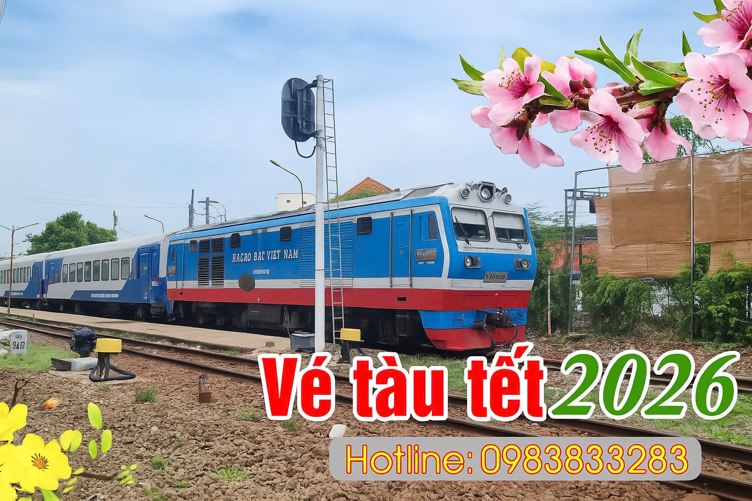 MỞ BÁN VÉ TÀU TẾT BÍNH NGỌ TỪ 8H00 NGÀY 20/9/2025
