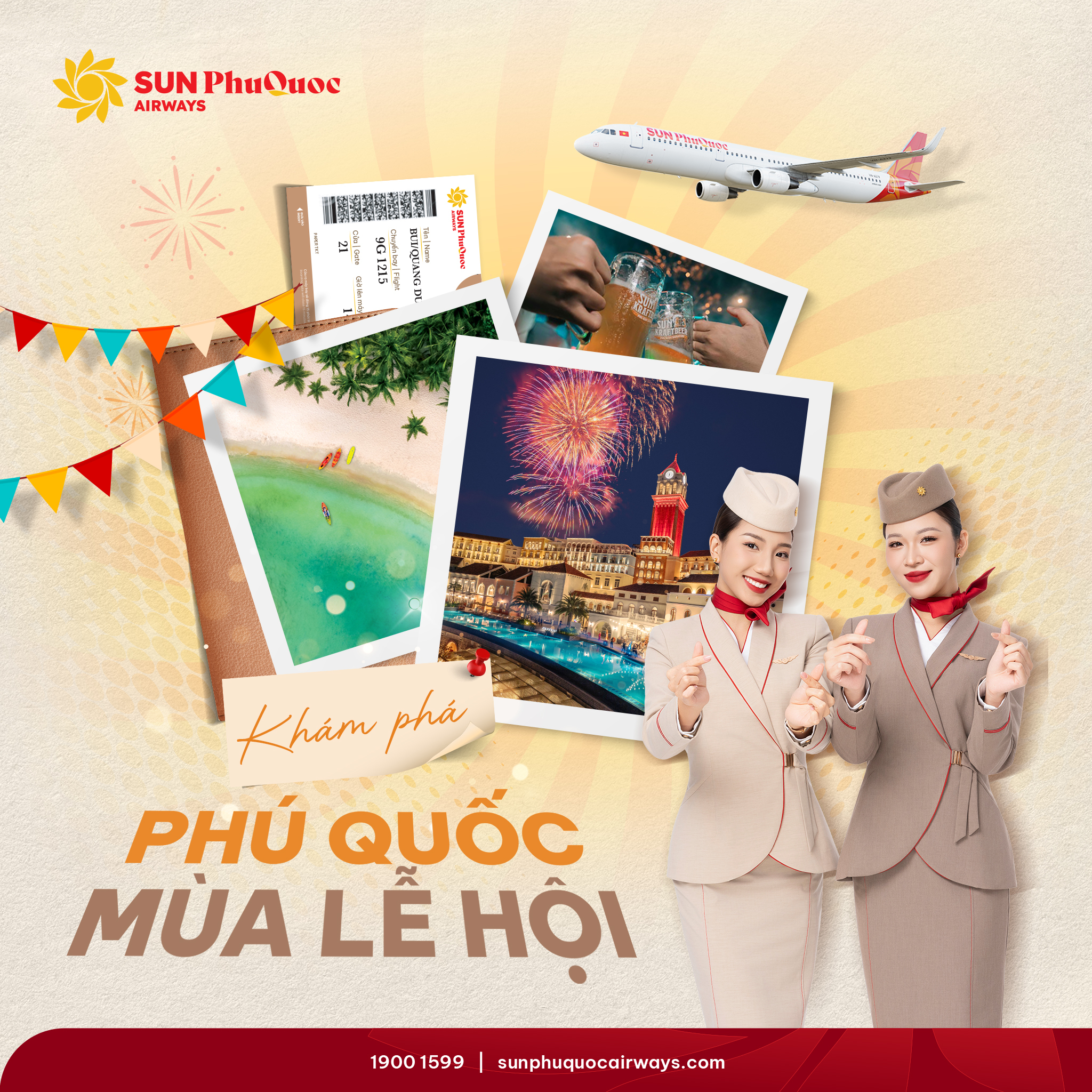 Cất Cánh Trọn Niềm Vui Cùng Sun PhuQuoc Airways