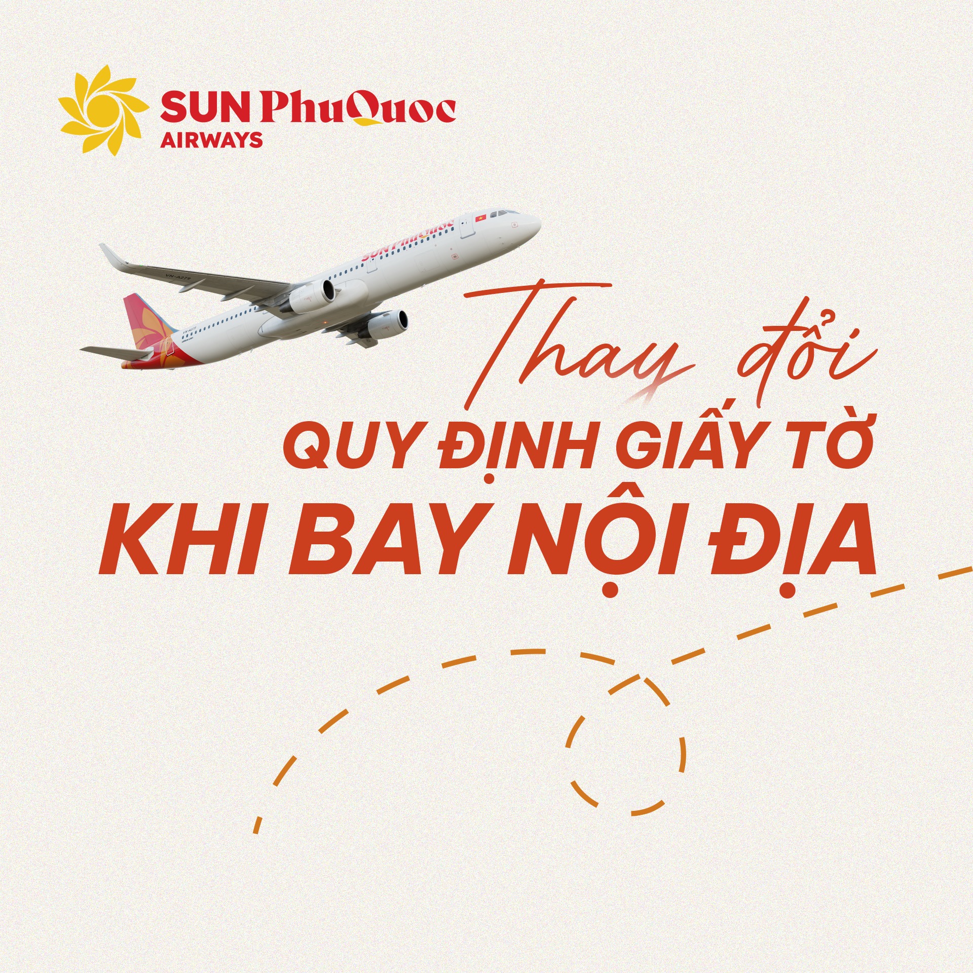 CẬP NHẬT QUY ĐỊNH GIẤY TỜ KHI BAY NỘI ĐỊA