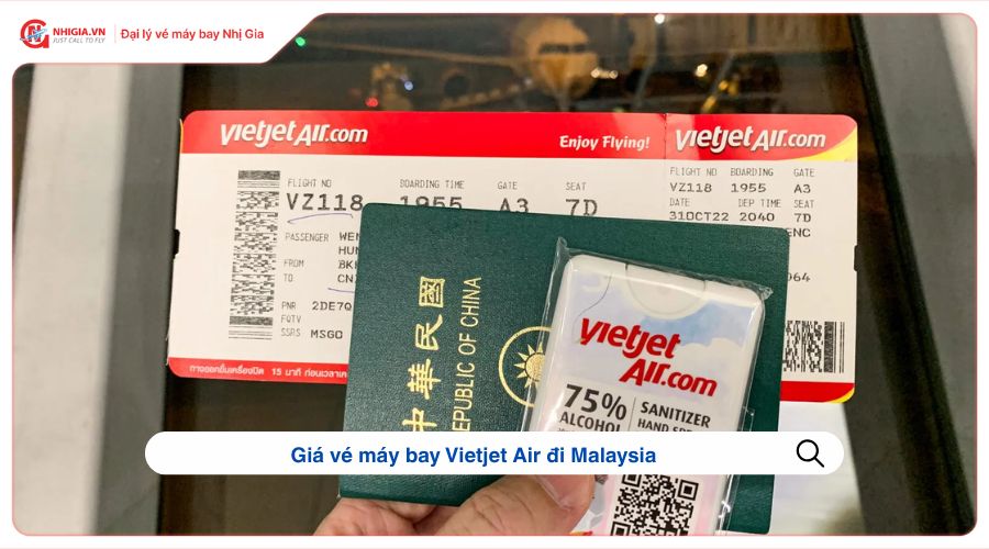 Giá vé máy bay Vietjet Air đi Malaysia