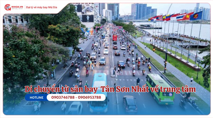 Cách di chuyển từ sân bay Sài Gòn về trung tâm