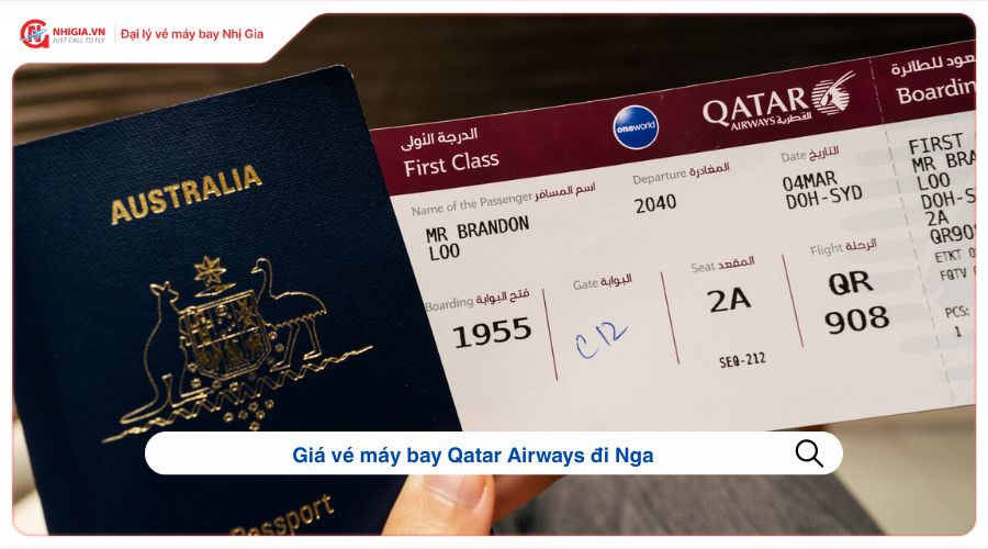 Giá vé máy bay Qatar Airways đi Nga