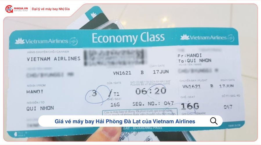Giá vé máy bay Hải Phòng Đà Lạt của Vietnam Airlines