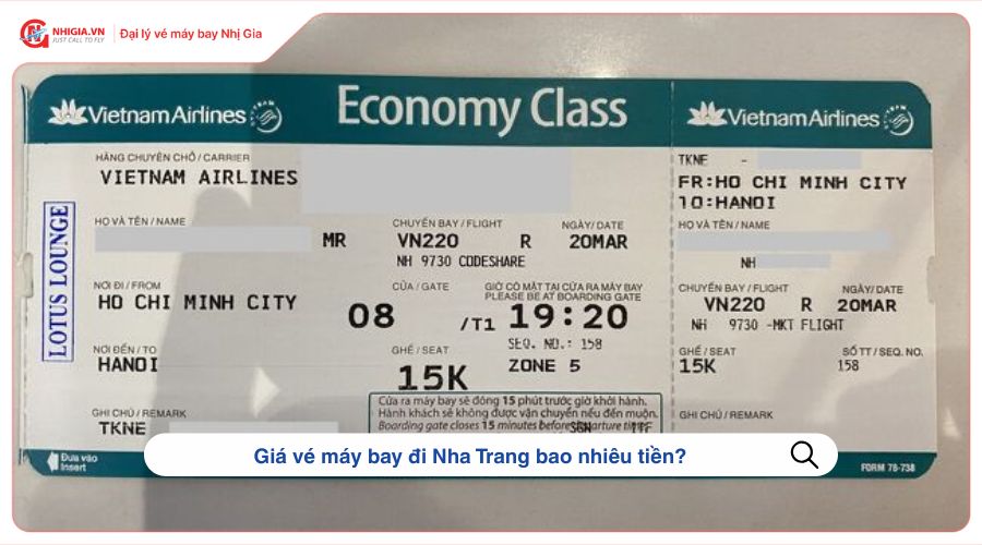 Giá vé máy bay đi Nha Trang bao nhiêu tiền?