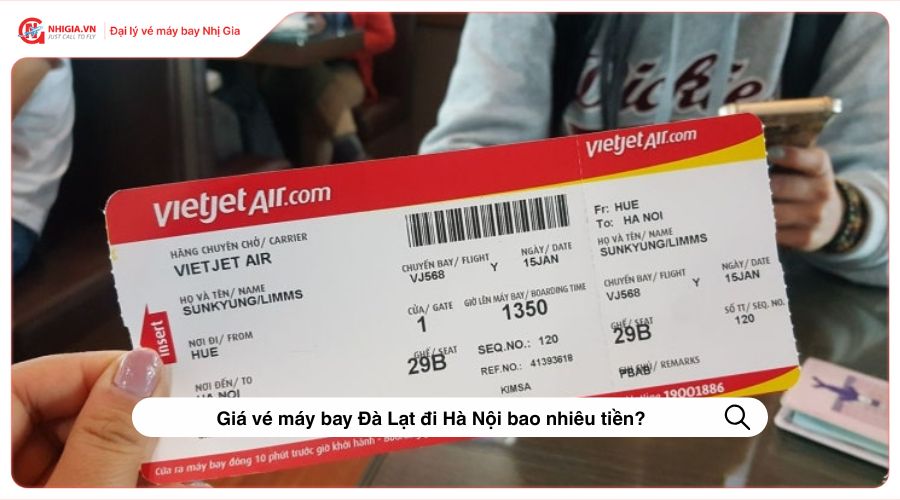 Giá vé máy bay Đà Lạt đi Hà Nội bao nhiêu tiền?