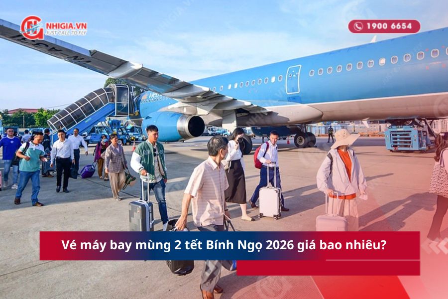 Vé máy bay ngày mùng 2 tết