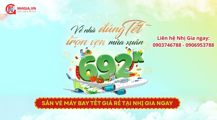 BAMBOO AIRWAYS MỞ BÁN 350.000 VÉ TẾT BÍNH NGỌ 2026 CHỈ TỪ 692.000 VNĐ