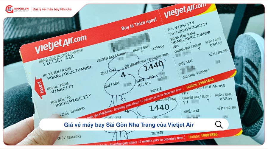 Giá vé máy bay Sài Gòn Nha Trang của Vietjet Air