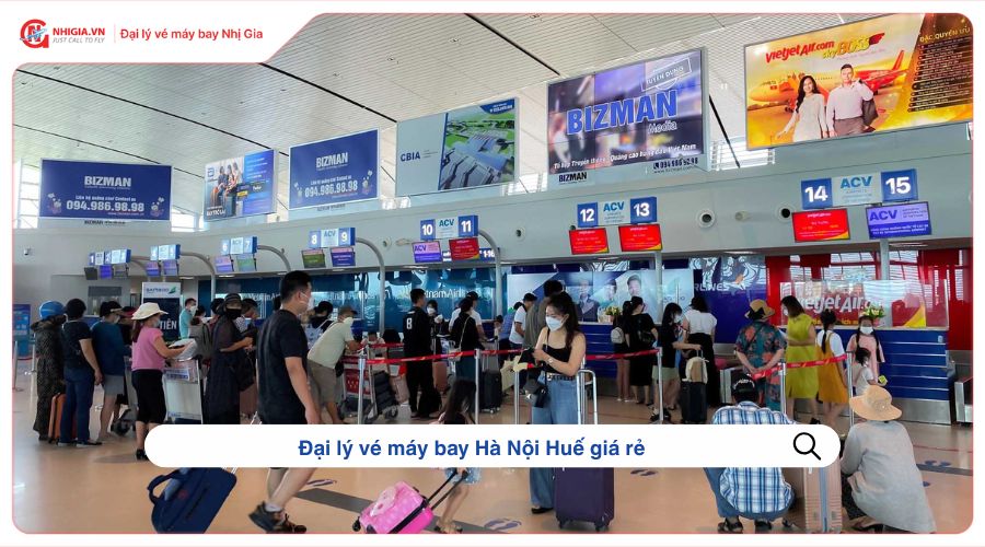 Đại lý vé máy bay Hà Nội Huế giá rẻ