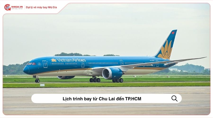 Lịch trình bay từ Chu Lai đến TP.HCM