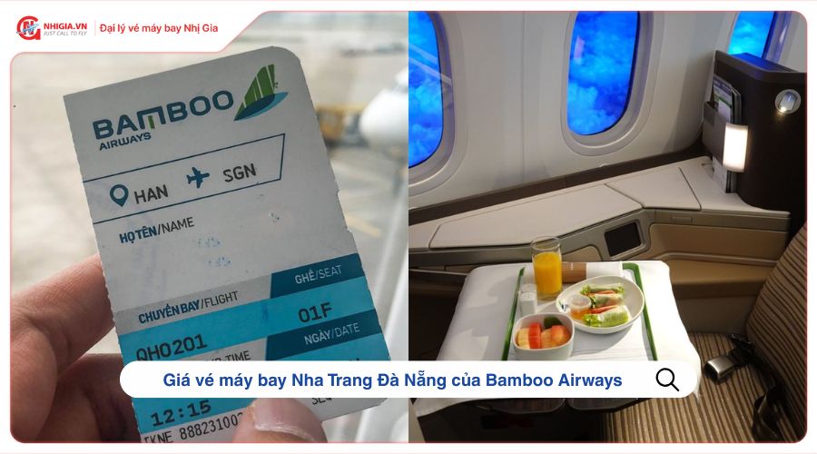 Giá vé máy bay Nha Trang Đà Nẵng của Bamboo Airways