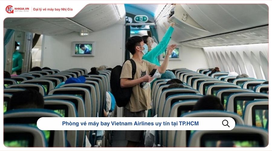 Phòng vé máy bay Vietnam Airlines uy tín tại TP.HCM 