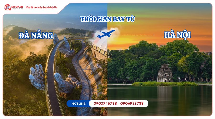Bay từ Đà Nẵng ra Hà Nội mất bao lâu